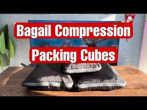 Bagail Compression Packing Cubes- Travel Tips Space Saver in Luggage and Suitcases