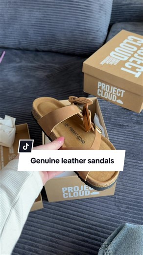 These Project Cloud Lian sandals are such a cute everyday summer staple. The genuine leather straps, soft suede insoles, and natural cork footbed give them that elevated comfort feel while still looking stylish enough to pair with everything from jeans to dresses. 🤍 Genuine leather upper ☁️ Soft suede insole comfort 🌿 Natural cork footbed molds to your feet 👡 Adjustable buckle straps for custom fit ✨ Lightweight EVA sole for all-day wear #SummerSandals #ComfortStyle #ProjectCloudShoes #womens