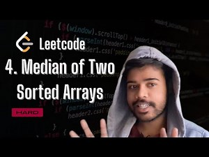 4. Median of Two Sorted Arrays Problem solved in Java | Simple and Easy Explanation | Telugu