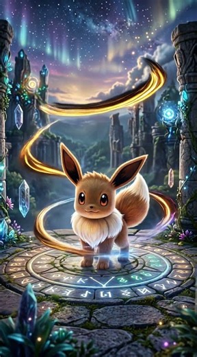 Eevee → Umbreon 🌙 Epic Evolution! ⭐ #pokemon #catchlegendarypokemon #eevee #umbreon #shorts #viral