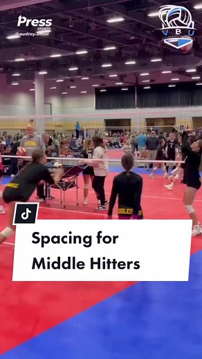 Understanding Spacing for Middle Hitters in Volleyball