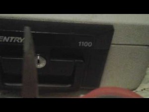 Picking A Sentry Safe Lock With Scissors
