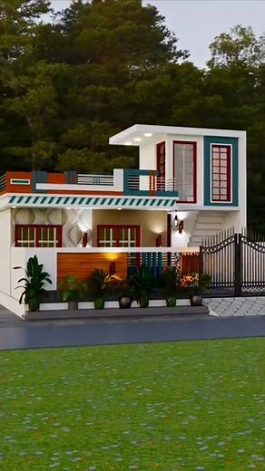 Modern Family House 🏡 Design #elevation #frontelevation #house #housedesign #home #song #hindisong