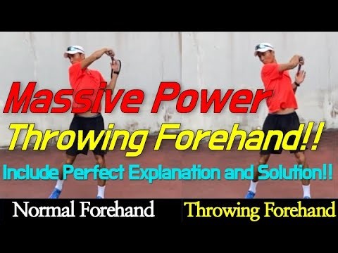 [For Intermediate and Advanced players]Throwing Forehand Explanation & Application Solution#forehand