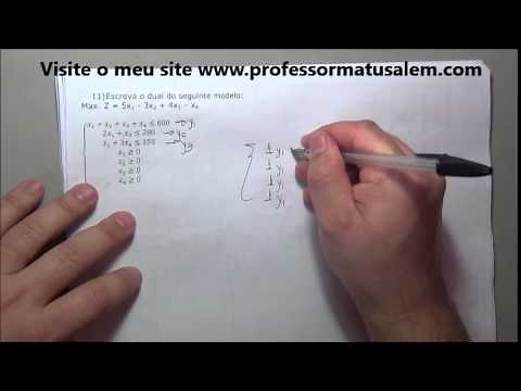 PO - 4 - 1 - dualidade - dual de um problema de programação linear - exercícios 5