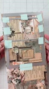 #HowTo Create a #JunkJournal with #Sizzix Snap and Swap | Part 1