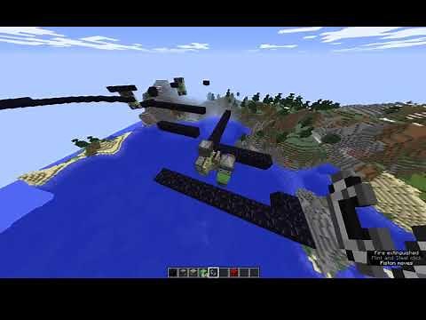 Minecraft 1.12: smart diagonal flying machine and curved flying machines