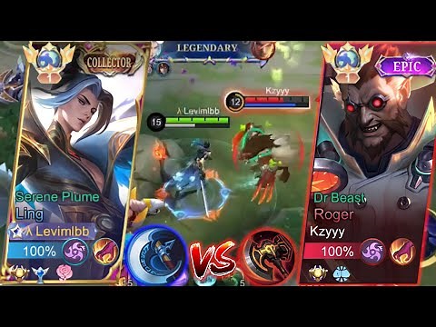 LING LEVIMLBB VS PRO ROGER AFTER BUFF (INTENSE MATCH)!! | WHO WILL WIN?! - MLBB