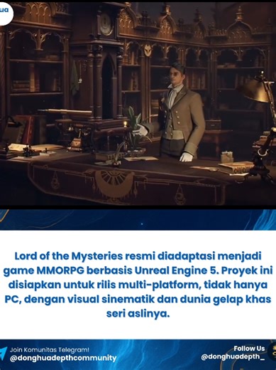 Adaptasi MMORPG Lord of the Mysteries Diangkat Kembali