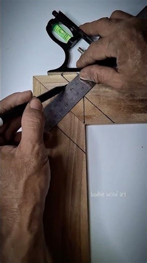How to Cut a Mitered Bridle Joint | Woodworking Tips #shorts
