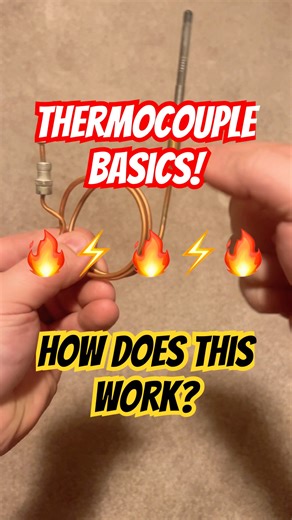 Thermocouple Basics #thermocouple #plumbingtime #diy #how #tips101 #youtubeshorts #ytshorts #tips
