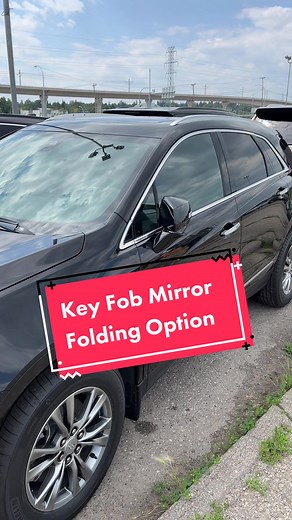 How to fold the mirrors in on your Cadillac, with your keyfob 😯 #cadillaccanada #cadillacxt5 #autotok #keyfobhack #calgary_yyc #cartech #cartips