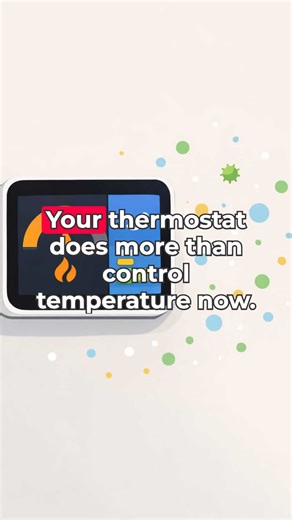 Premium smart thermostats now track air quality and particles. They detect pollution, adjust ventilation automatically, and alert you when air gets unhealthy. Temperature control meets health monitoring. #SmartGeekHome #AirQuality #SmartThermostat