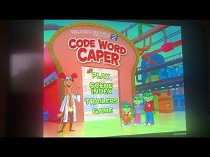 LeapFrog: The Talking Words Factory 2: Code Word Caper 2004 DVD Menu