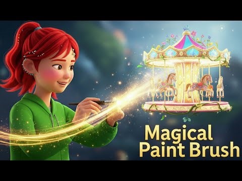 Magical Paint Brush Kids Cartoon | Moral Story for Kids
