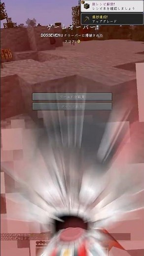 みんな爆発する世界 #マイクラ