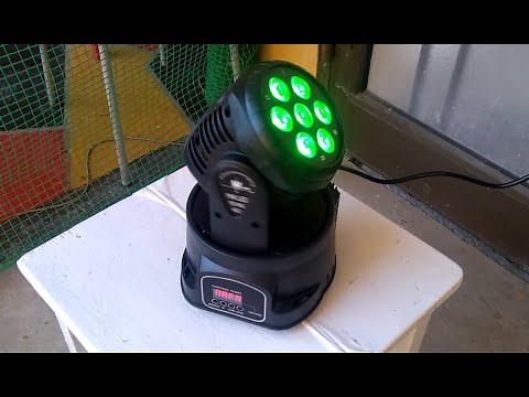 Mini Led Moving Head Test
