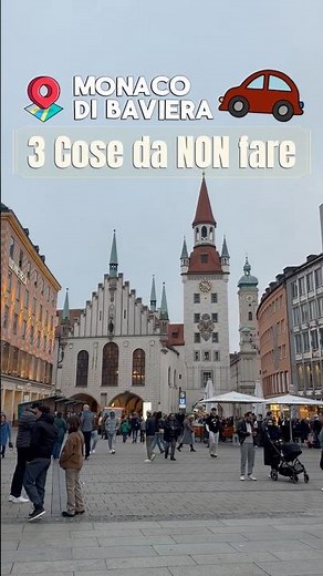 3 Errori da NON fare se vai a MONACO DI BAVIERA🇩🇪 in AUTO #shorts #munich #travel #consigli