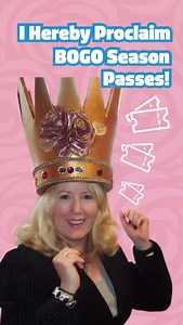 👑 A ROYAL PROCLAMATION FROM THE PARADE QUEEN 👑 Whereas, Her Majesty doth celebrate her fiftieth year with the noble Portland Rose Festival, she doth hereby proclaim the following most gracious decree: 🎡🎟️ A Buy One, Get One Free boon upon all CityFair Season Passes! 🎟️🎡 Forsooth, after five decades of reigning over parades, roses, and the sacred art of corn dog consumption with mustard, I decree that merriment is best doubled when shared. Let it be known throughout the realm, the royal cip