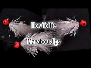 Tutorial The Marabou Jig - Pearly White Red Head