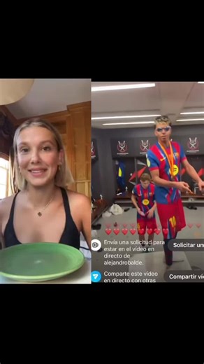 #milliebobbybrown #futbol #supercopa #barcelona #laminyamal