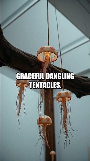 Floating Jellyfish Paper Mobile DIY