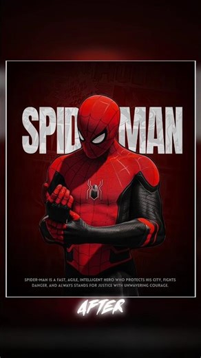 Spider man Poster Design #graphicdesign #posterdesign #design #spiderman #canva #shorts