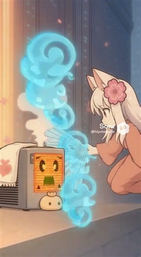Maizote (el que se ve como CPU / Server) casi se quema por exceso de Datos - OC by Miyuha -