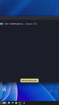 Así se ocultan archivos y carpetas en #PowerShell