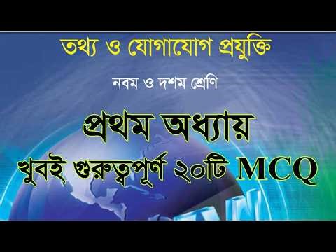 ICT Class 9 -10 I Chapter 1- Important MCQ (20)