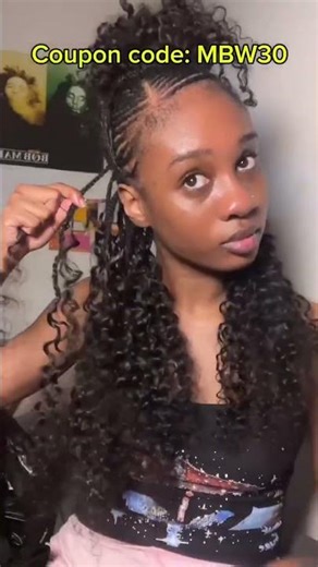 🤔Fulani Braids Crochet Human Curly Hair No Leave Out | Full Installation Tutorial