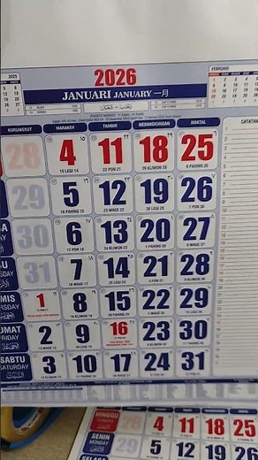 calendar 2026