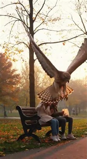 Giant Bird ATTACKS People in Park 😱🦅