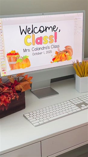 Fall Slides to make the chaos of October feel calmer! 🎃🍂 These slides are fully editable and are guaranteed to make your days more organized, more engaging, and more festive! Comment AUTUMN to get the link! 🔗 #proudtobeprimary #teachersfollowteachers #iteachfirst #teachersofig #teacherlife #classroomideas #classroomorganization #teacherinspiration | Proud to be Teaching Primary