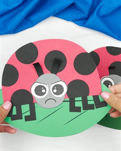 7.9K views · 32 reactions | Craft a grouchy ladybug with your little ones!  https://www.simpleeverydaymom.com/grouchy-ladybug-craft/ #easykidscrafts #KidsCraftIdeas #insectcrafts #ladybugcrafts #kidsactivities #diyactivitiesforkids #diycrafts #springcrafts #craftsforkids | Simple Everyday Mom | Facebook