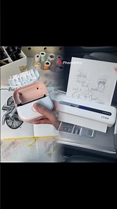 Take notes with a mini printer that doesn’t use ink!#study #studywithme