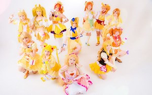 光之美少女/Precure / プリキュア/ yellow precure / Pretty cure/cosplay