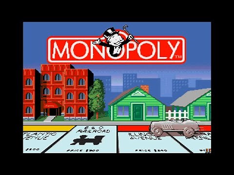 Monopoly. SEGA Genesis. Walkthrough