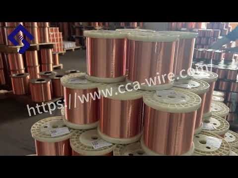 CCA Wire Ready Stock – Fast Delivery Worldwide! #CCAWire #CopperCladAluminum #WireFactory