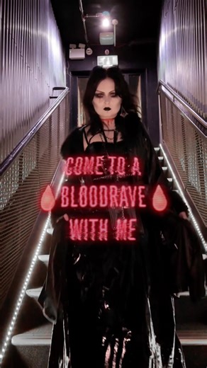 Valentine’s Day Blood Rave 🩸 #bloodrave #vampire #rave #gothic #gothgirl #vampiregirl