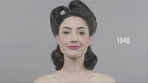 100 years of beauty in 70 seconds | CNN
