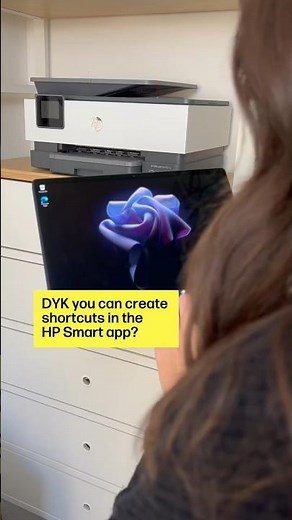 How to create shortcuts in HP Smart app