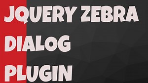 Powerful jQuery Dialog Box Plugin - Zebra Dialog