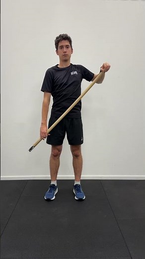 Shoulder External Rotation with Stick