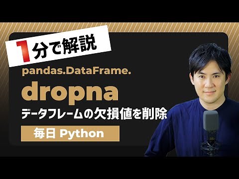 【毎日Python】Pandasのデータフレームの欠損値の行を削除する方法｜dropna