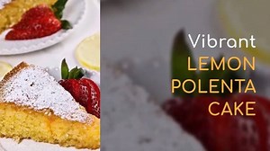 1.9K views · 34 reactions | Bold, bright and perfect for SPRING  This VIBRANT LEMON POLENTA CAKE is gluten-free friendly too!! RECIPE: https://homemadeandyummy.com/vibrant-lemon-polenta-cake/ | Homemade & Yummy | Facebook