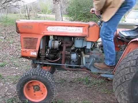 Kubota L175 Tractor Cold Start And Working