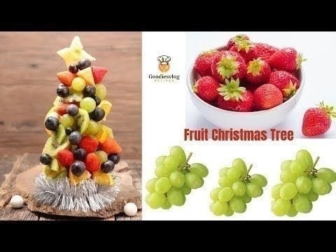 Christmas Tree Fruit Platter | Easy & Healthy Holiday Snack Idea