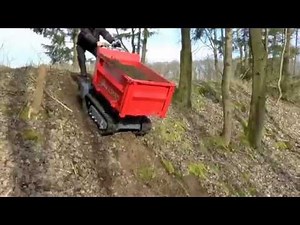 ACE 1000 a 1000 Kg payload tracked dumper