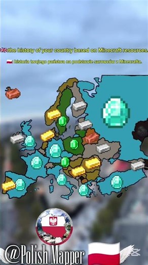 The history of your country based on Minecraft resources.